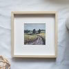 uramljen umetnički print vlati trave