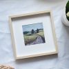 uramljen umetnički print vlati trave