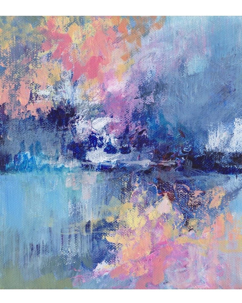 umetnički print refleksije u boji